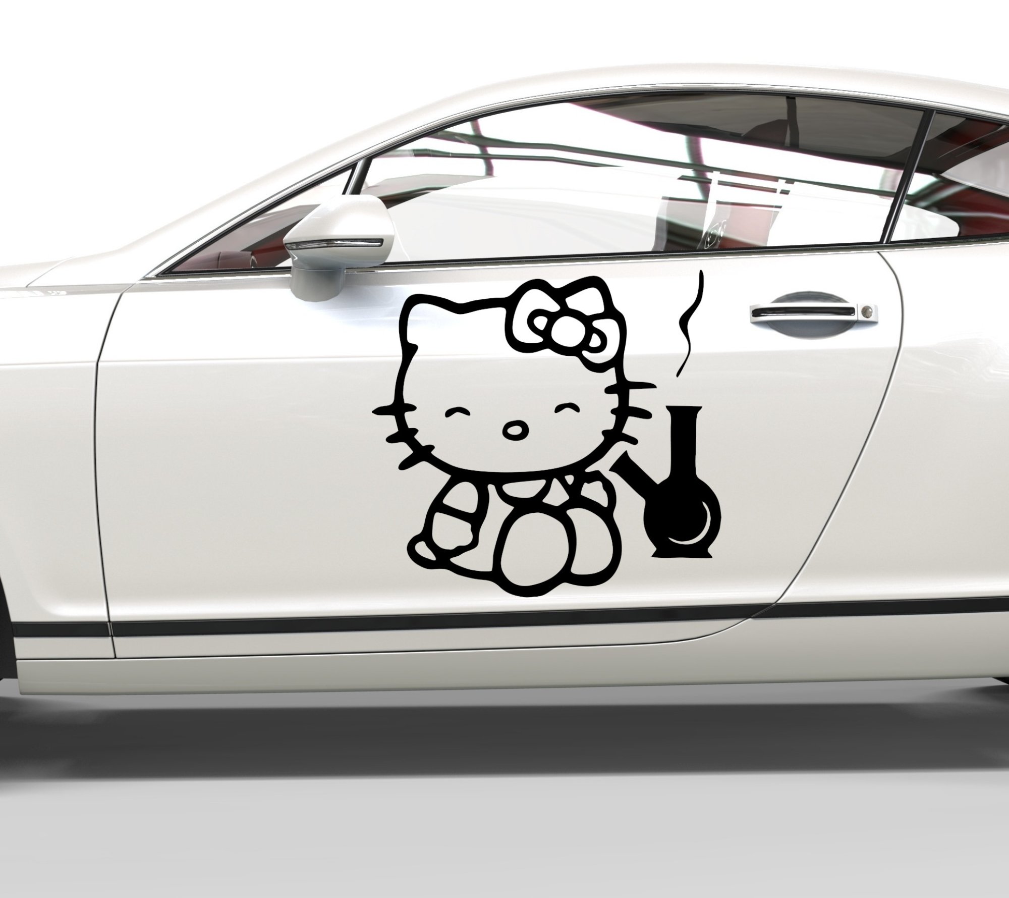 17003 Stoned Kitty  Aufkleber